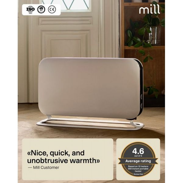 Mill Instant Portable Heater 2000W MEC