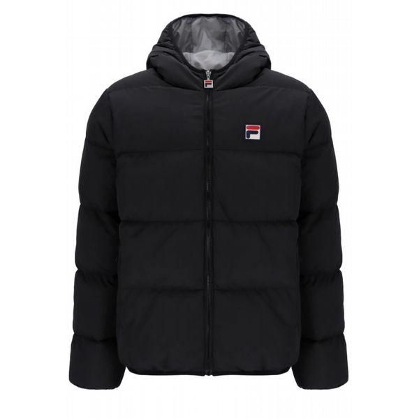 FILA HARRY HEAVYILY PADDED PUFFER JACKET MENS- BLACK/SHARKSKIN
