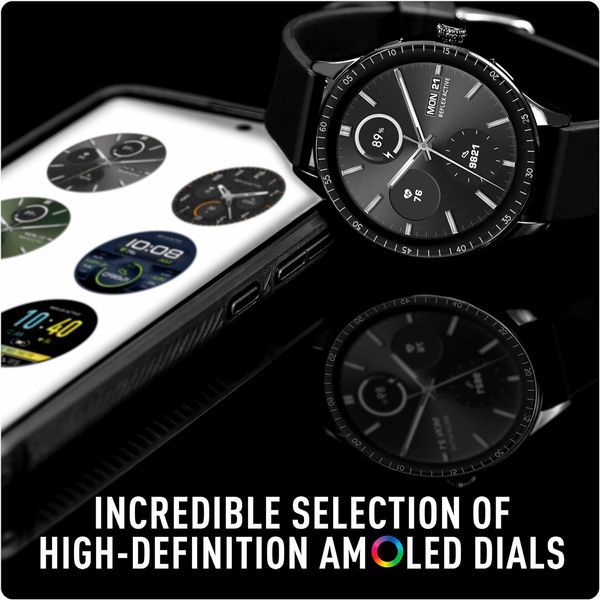 Reflex Active Spectra Amoled Calling Smart Black Strap Watch
