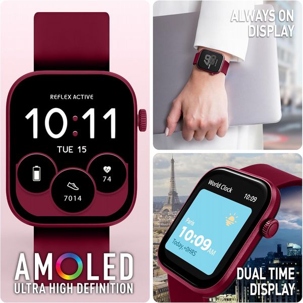 Reflex Active Spectra AMOLED Calling Smart Berry Strap Watch