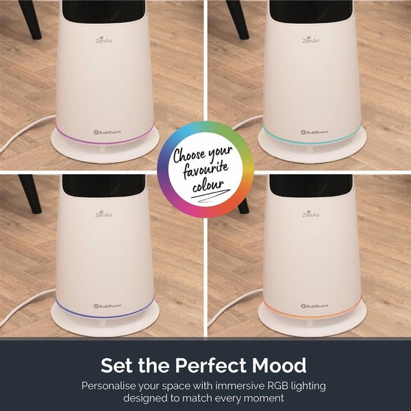 Rediffusion ZenAir 3-in-1 Bladeless Fan, Heater & HEPA Air Purifier