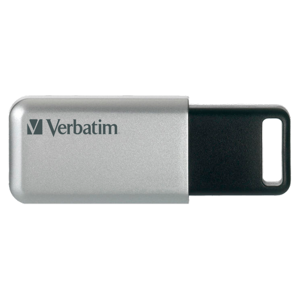Verbatim Silver/Black Secure Pro USB 3.0 Flash Drive 32GB 98665