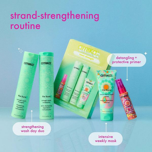 Amika Inner Strength Hair Care Set