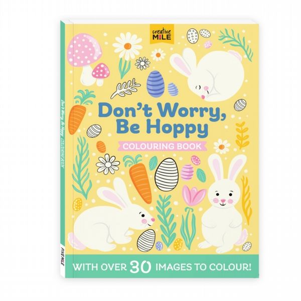Don't Worry Be Hoppy Colouring Book