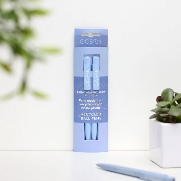Recycled Ocean Waste Pens in Sea Blue