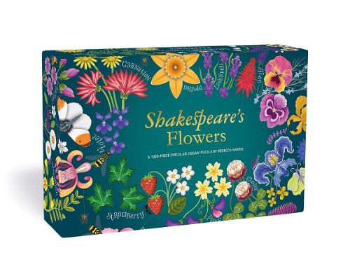 Shakespeares Flowers: A 1000-Piece Circular Jigsaw Puzzle