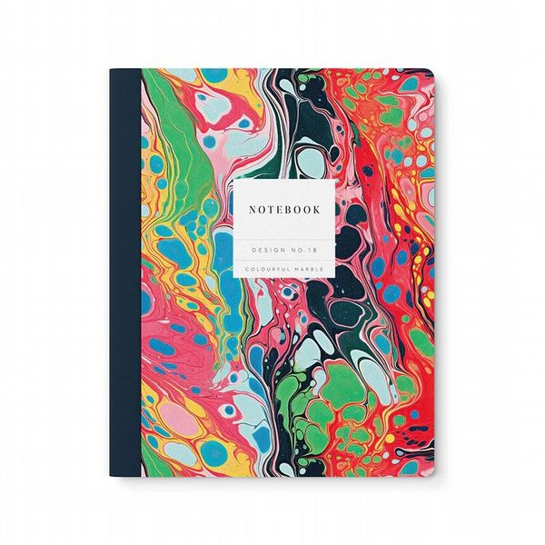 Ohh Deer Colourful Marble Kaleido Exercise Book
