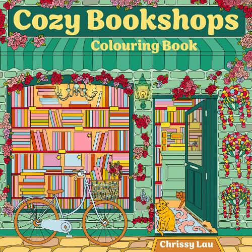 Cozy Bookshops: Colouring Book