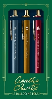 Agatha Christie Pen Set: 3 Ballpoint Pens