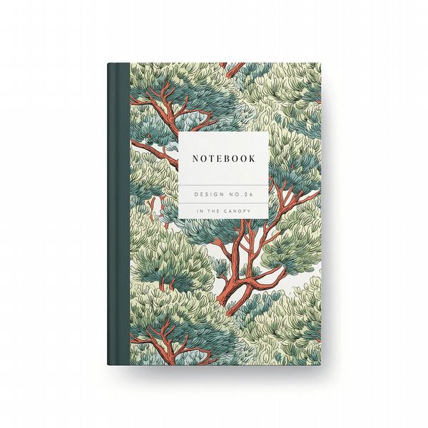 Ohh Deer Design No.26 In The Canopy Hardback Notebook