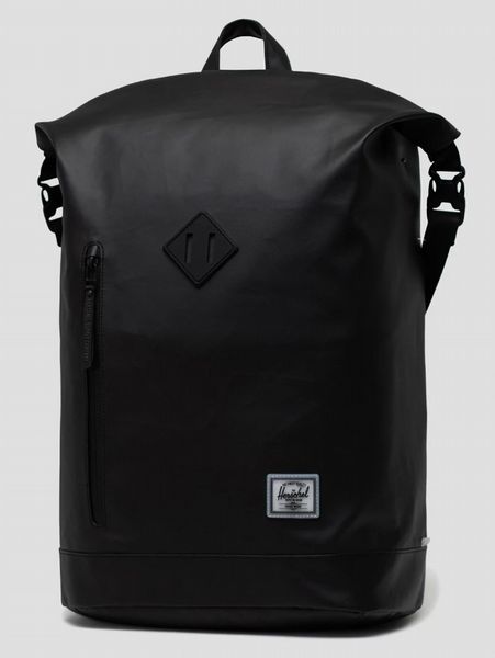 Herschel Roll Top Backpack Black