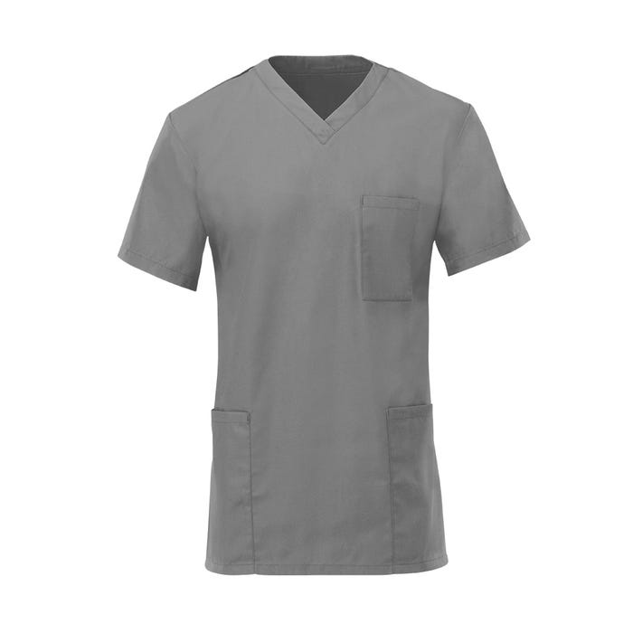 Grey unisex lightweight tunic, medium