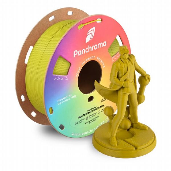 PolyMaker Panchroma PLA Matte Army Light Green (1.75mm, 1kg)