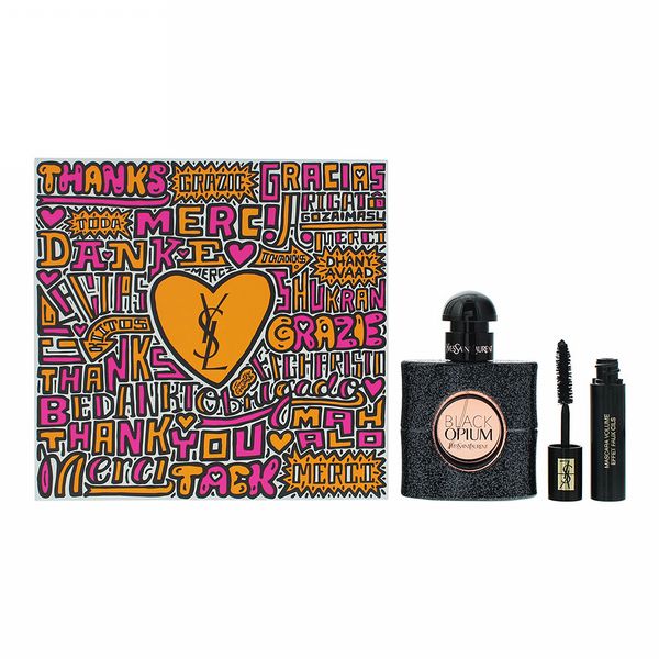 Yves Saint Laurent Black Opium 2 Piece Gift Set: Eau de Perfume 30ml - Mascara 2ml