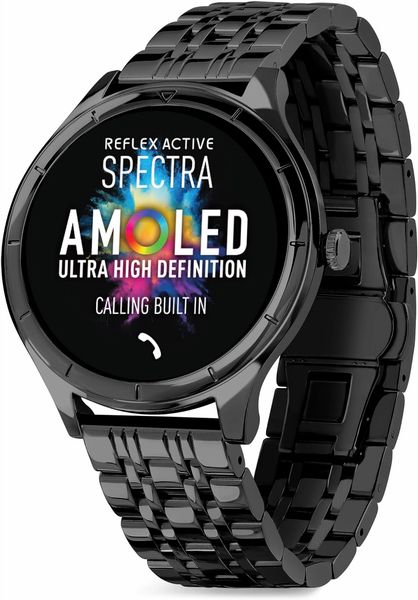 Reflex Active Spectra AMOLED Calling Smart Bracelet Watch Silver