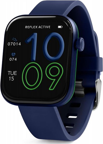 Reflex Active Spectra Amoled Calling Smart Navy Strap Watch Gun Metal
