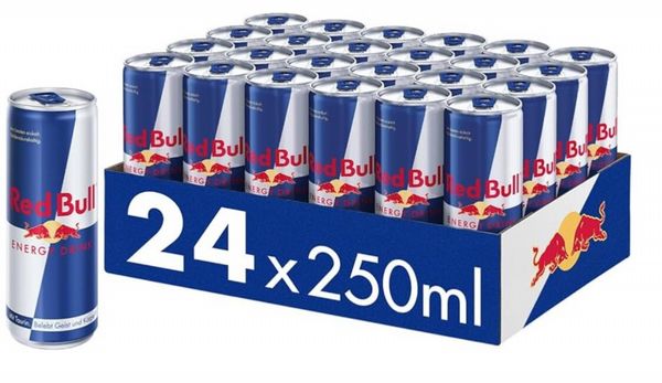 Red Bull Energy Drink Can 250ml (Pack of 24)