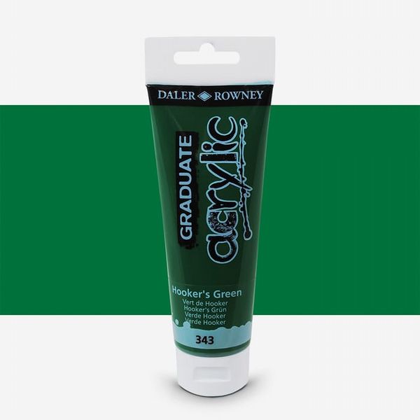 Graduate Acrylic 120ml Hooker's Green