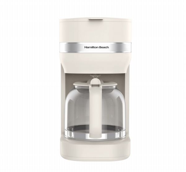 Hamilton Beach Ella Filter Coffee Machine Matte Cream