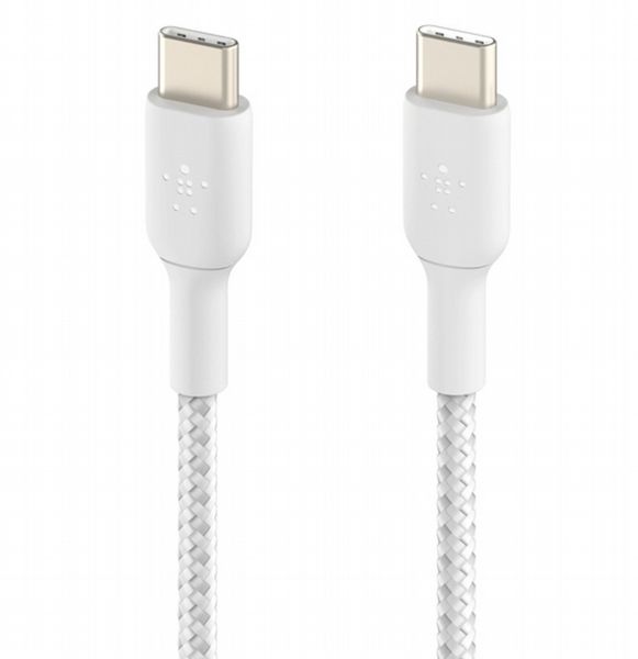 Belkin USB-C Cable Braided 2M White