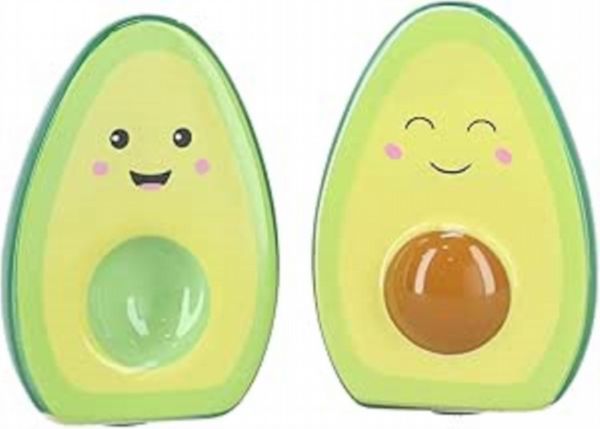 Happy Avocado Salt & Pepper Shakers