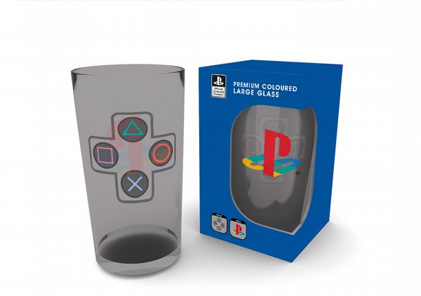 Playstation Buttons 400ml Glass