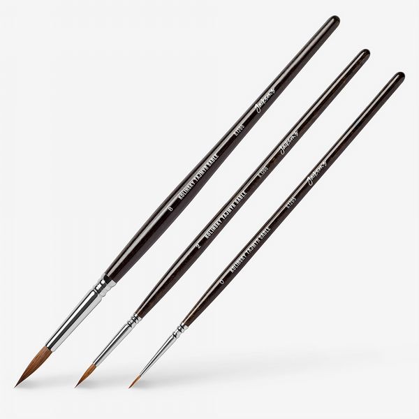 Jackson's : Kolinsky Tajmyr Sable Brush : Set of 3