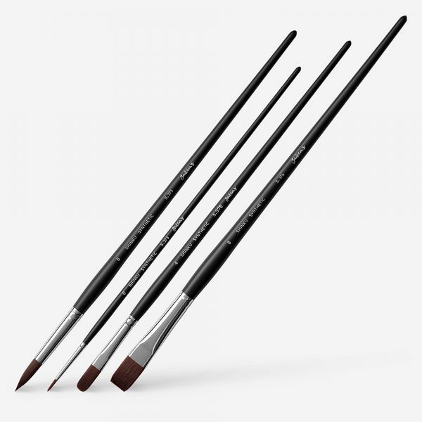 Jackson's : Shinku Red Synthetic Bristle Hair Brush : Set of 4