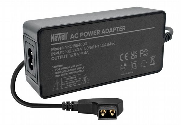 Newell D-Tap 16.8V 4A charger for V-mount batteries