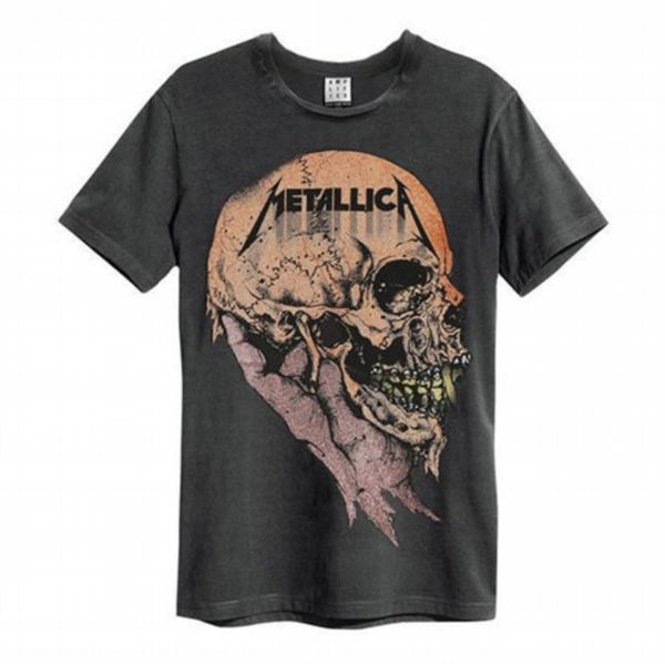 
Metallica Sad But True Amplified Medium Vintage Charcoal T Shirt
